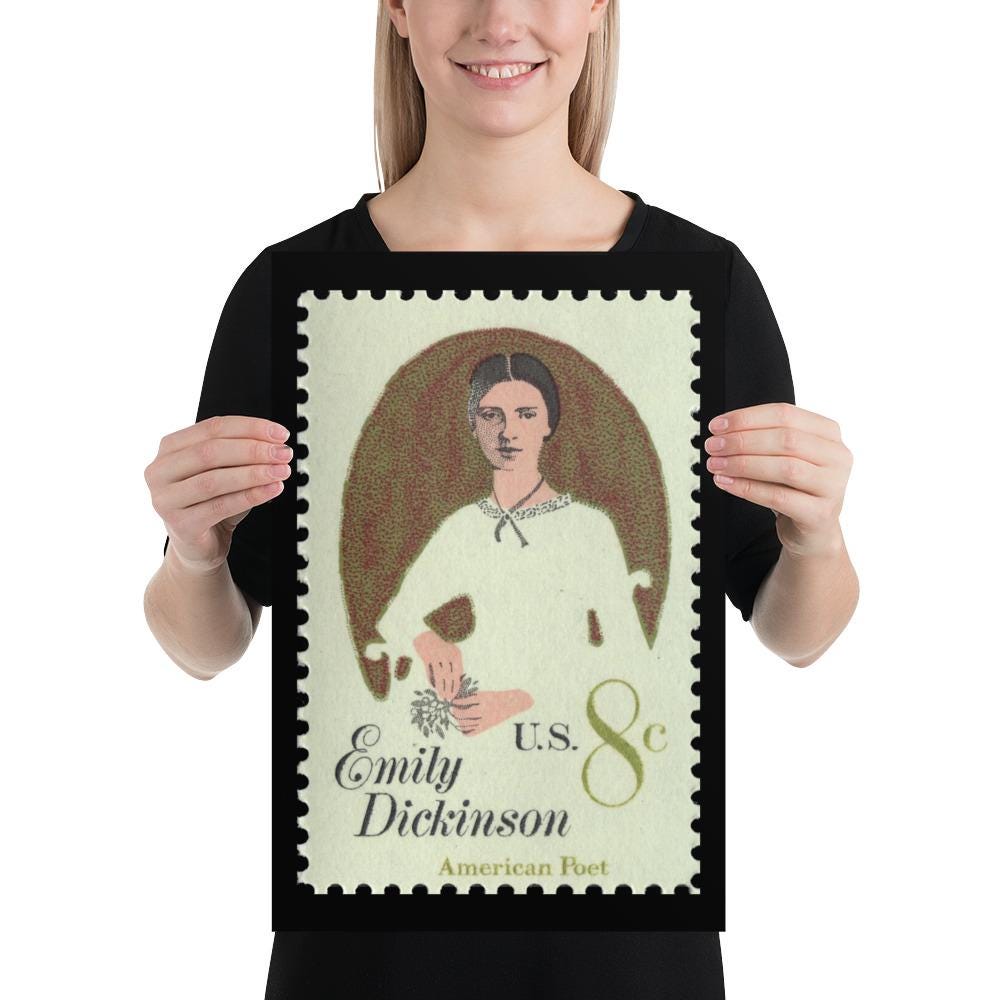 US Stamp #1436 - 1971 8c Emily Dickinson - Poster Print