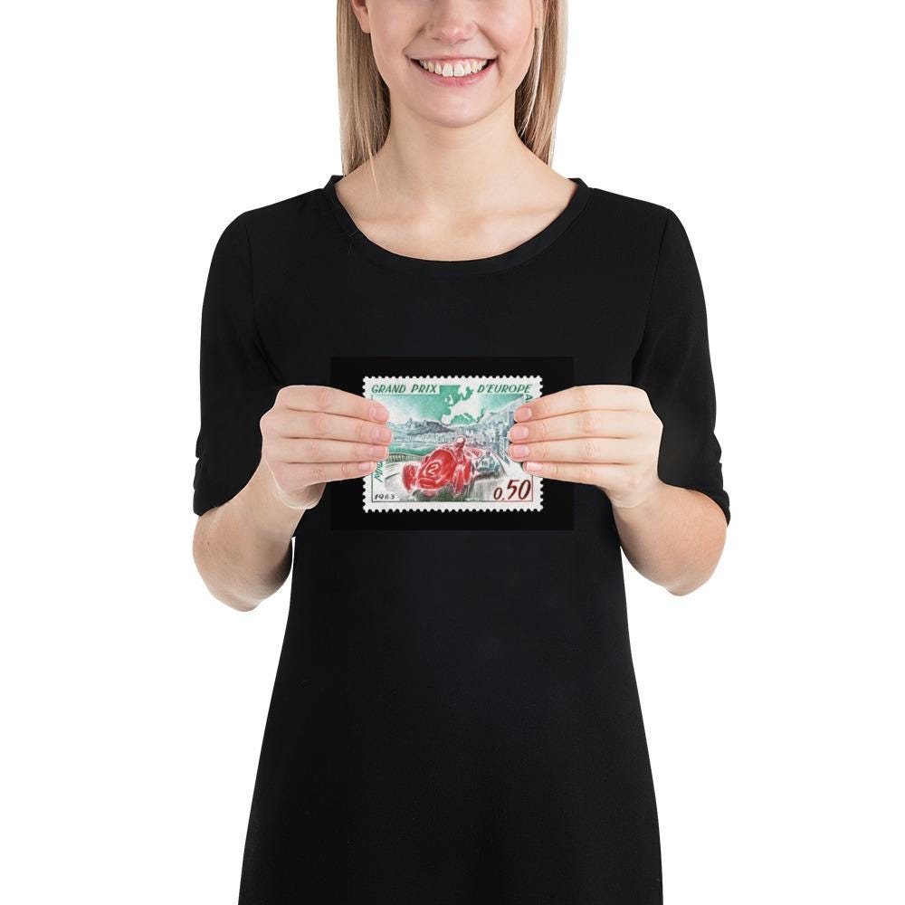 Monaco #538 - 1963 - European Grand Prix (Poster Print)