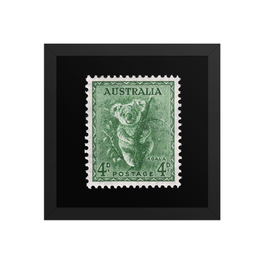 Australia Stamp #293 - 1956 - Koala (Framed Print)
