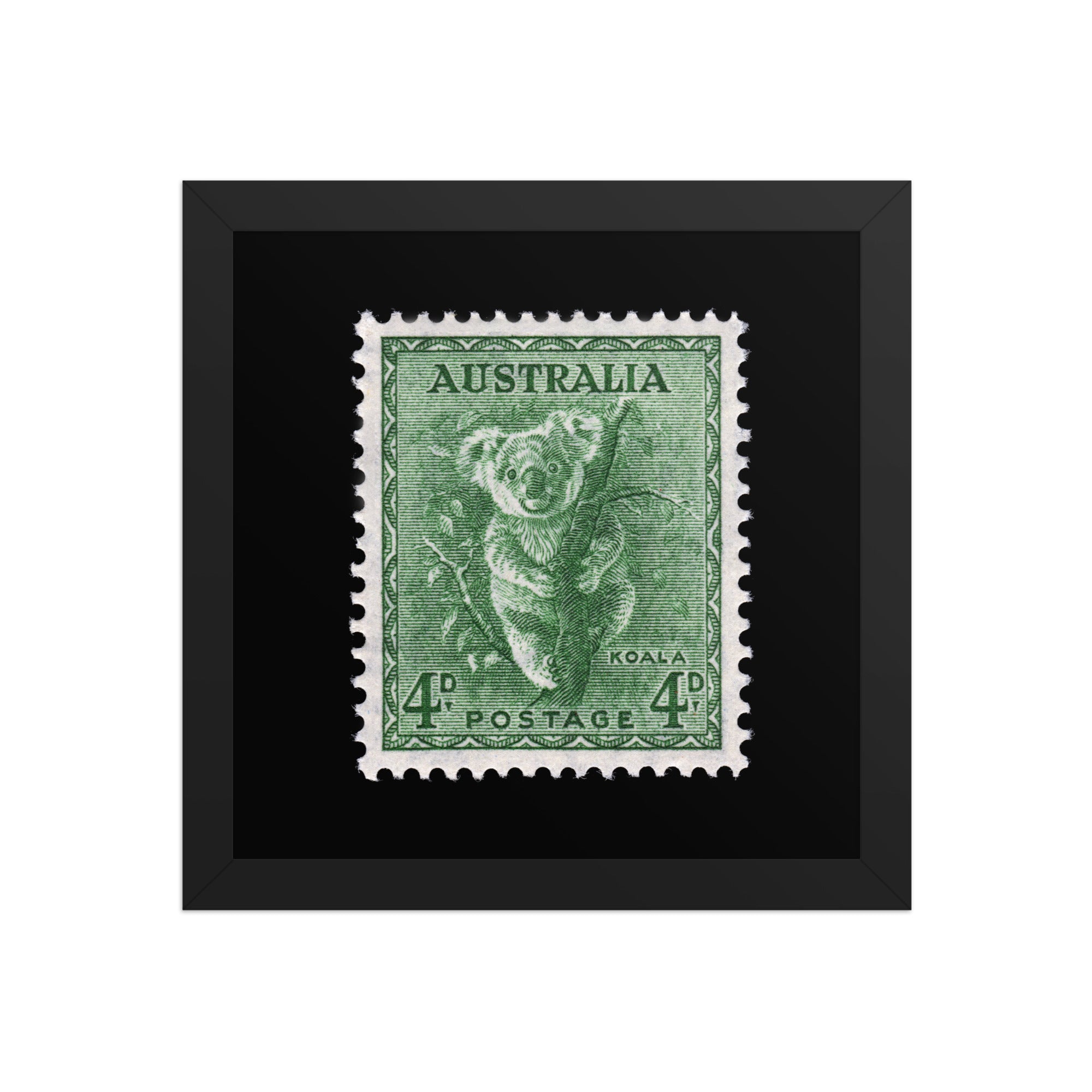 Australia Stamp #293 - 1956 - Koala (Framed Print)
