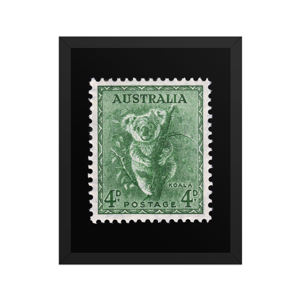 Australia Stamp #293 - 1956 - Koala (Framed Print)