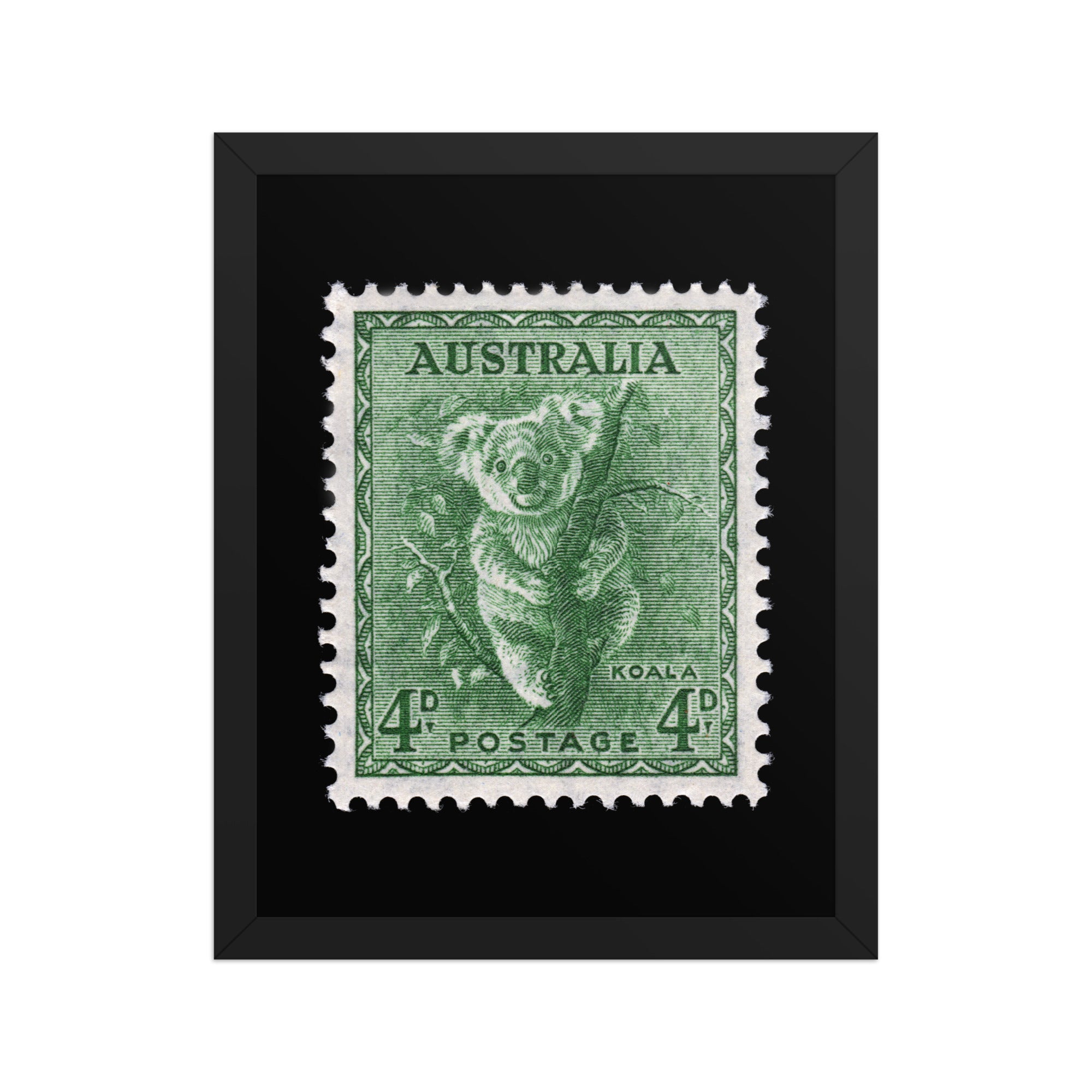 Australia Stamp #293 - 1956 - Koala (Framed Print)