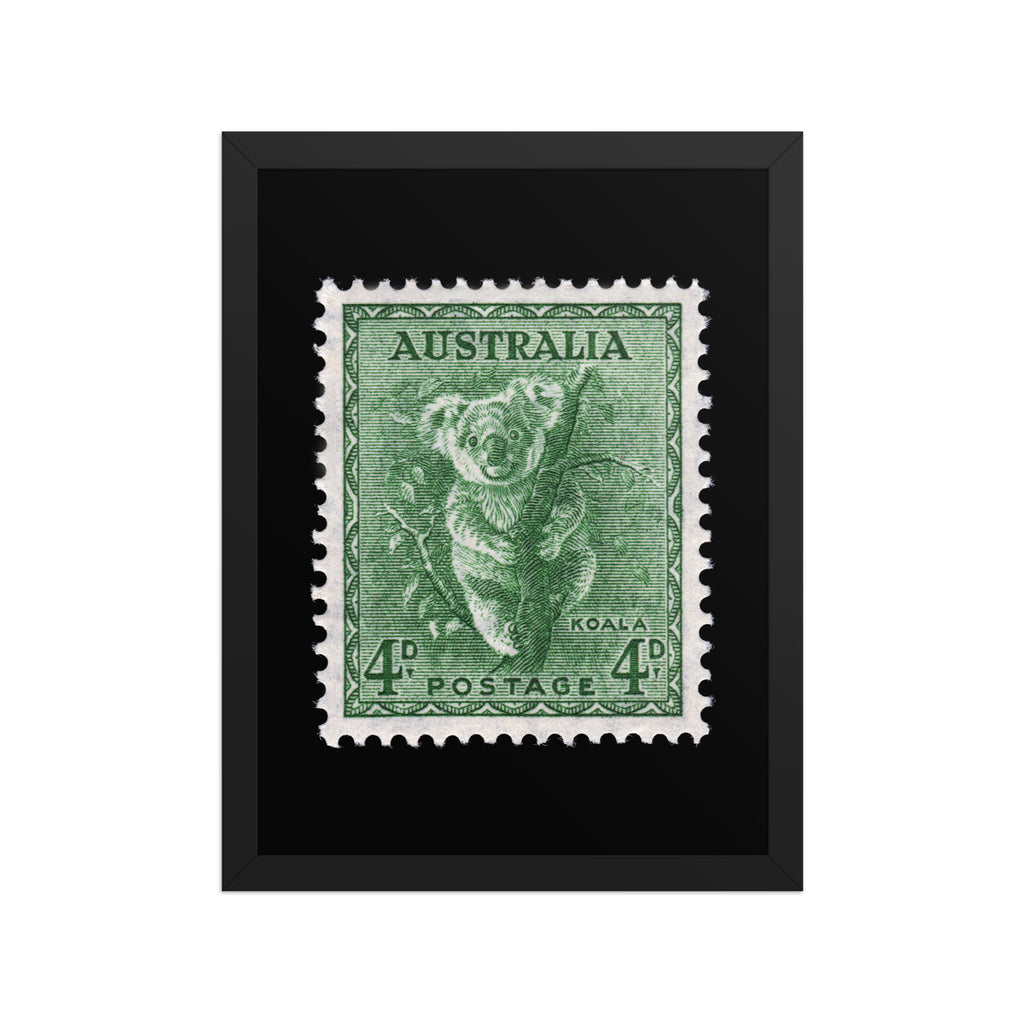Australia Stamp #293 - 1956 - Koala (Framed Print)