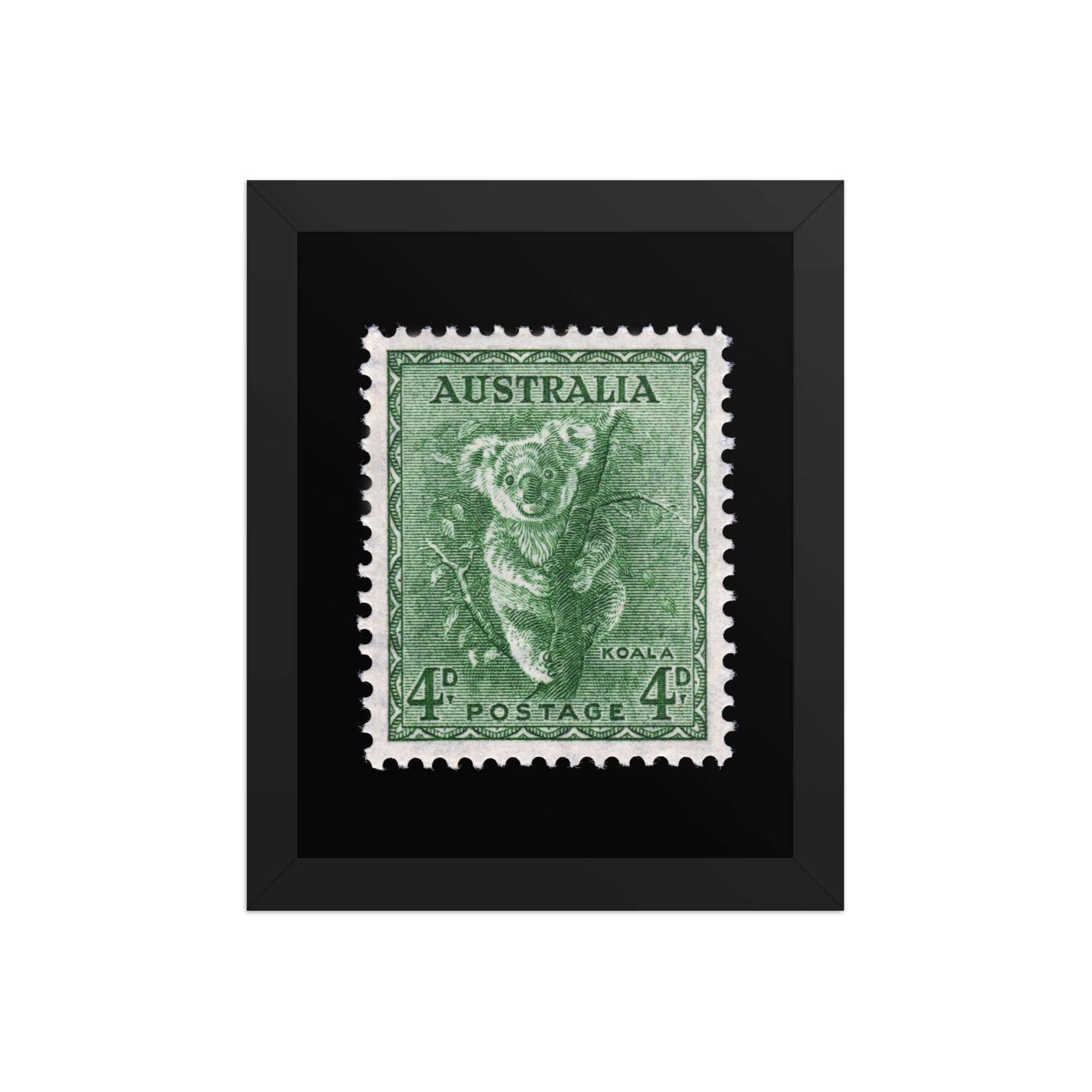 Australia Stamp #293 - 1956 - Koala (Framed Print)