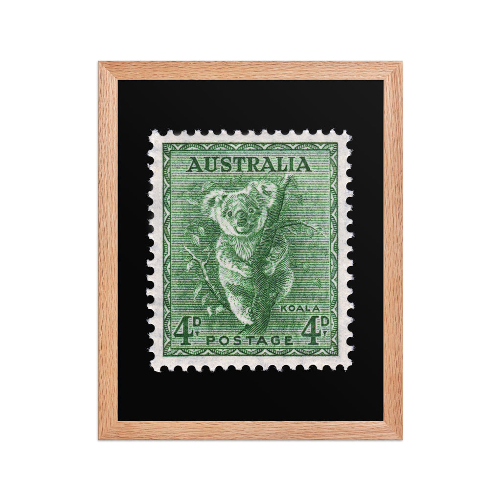Australia Stamp #293 - 1956 - Koala (Framed Print)