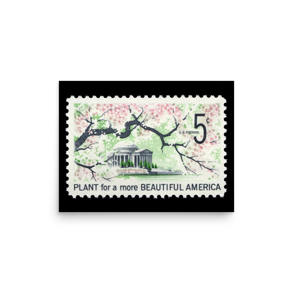US Stamp #1318 - 1966 - 5 cent - Plant for a more Beautiful America - Poster Print